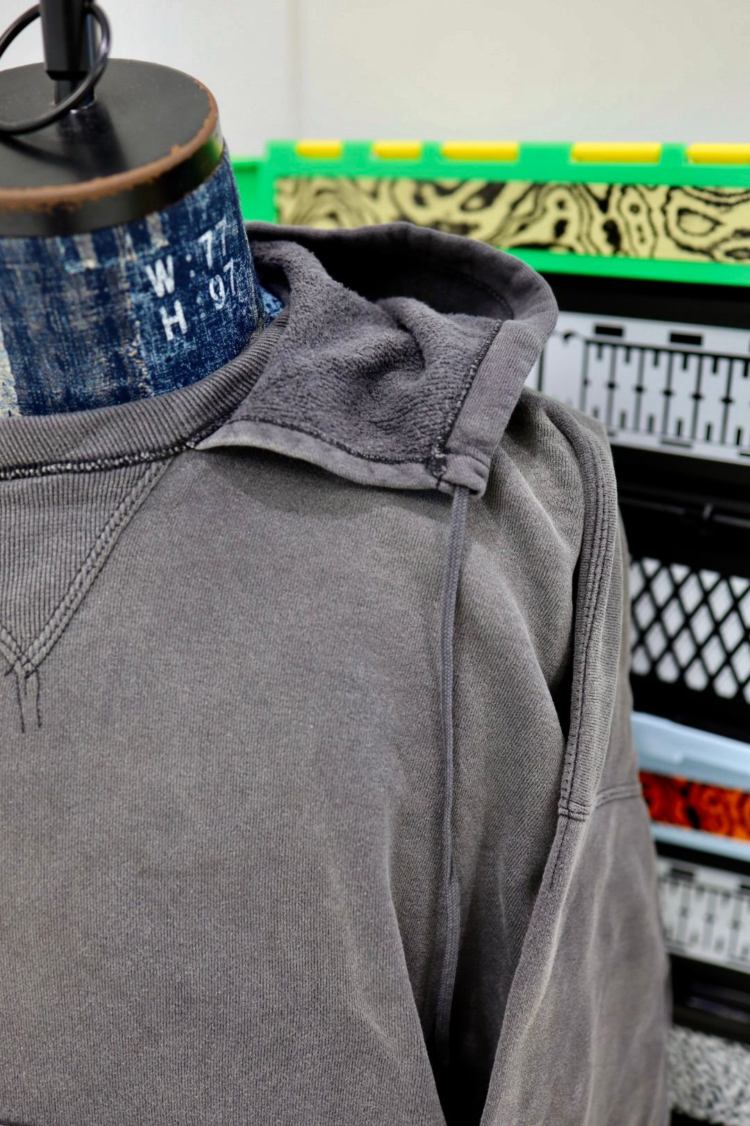 セントマイケル25AWベルベルジンコラボ BB_AFTER HOODED HOODIE(SM-HR1-0000-C54)BLACK