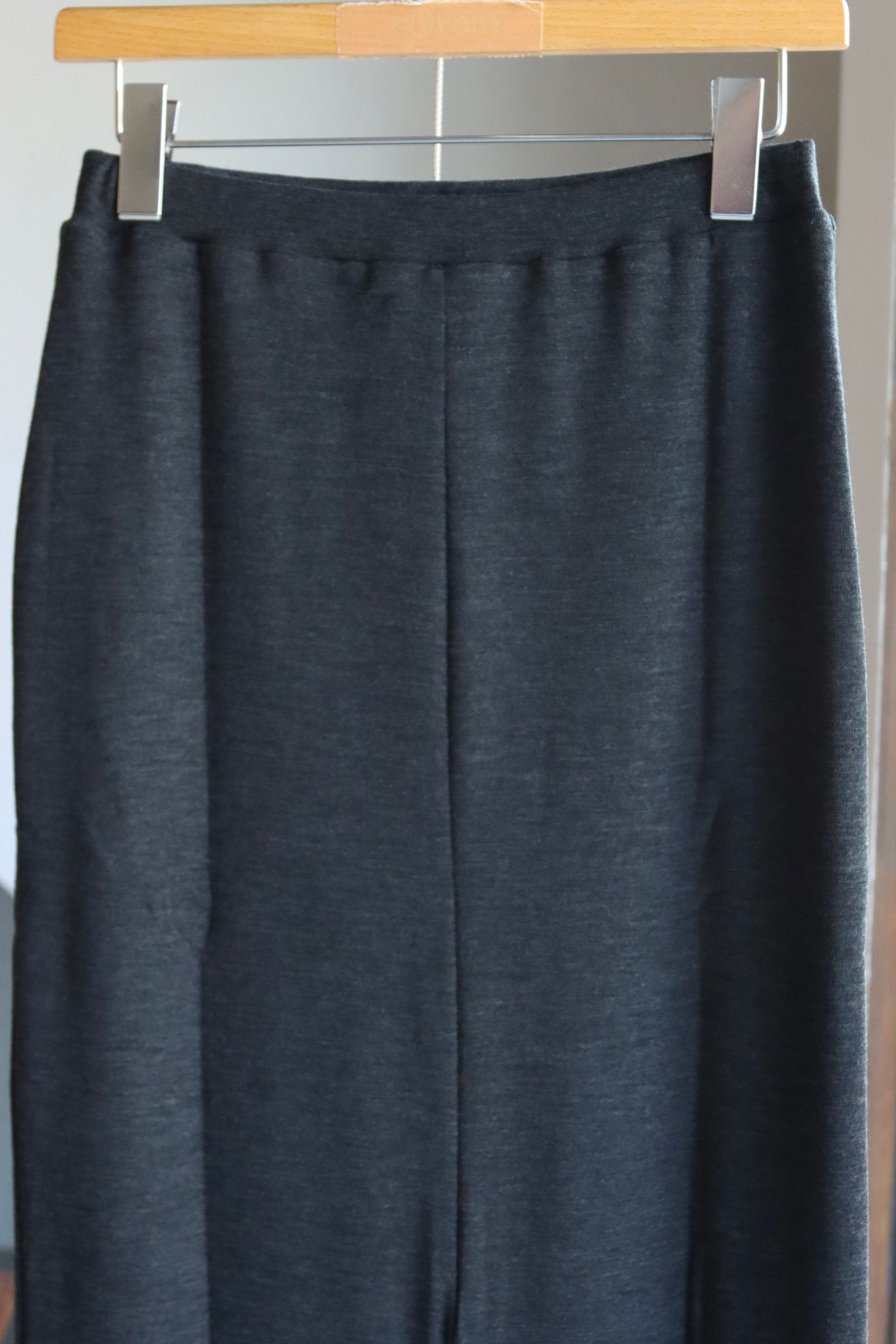 blurhms Women's 25FW Wool Rib Skirt(BHSW25F4)HeatherCharcoal