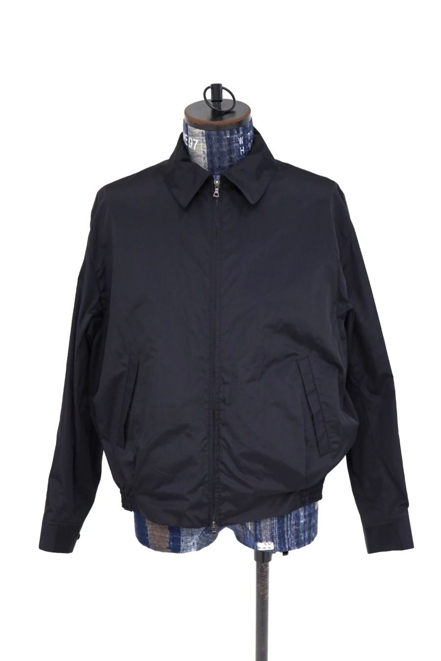 blurhms ブラームス 26SS Poly-Silk Zip Jacket(BHS26S008)Black☆2月13日(金)新作発売！