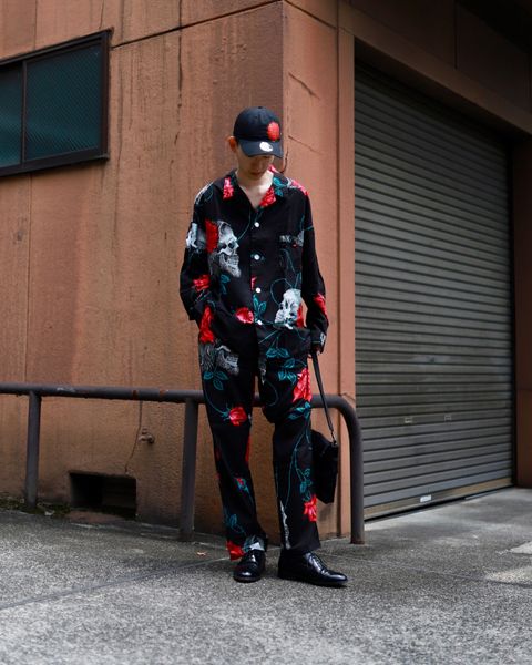 ©SAINT M×××××× セントマイケル×WILDSIDE YOHJI YAMAMOTO PAJAMAスタイル