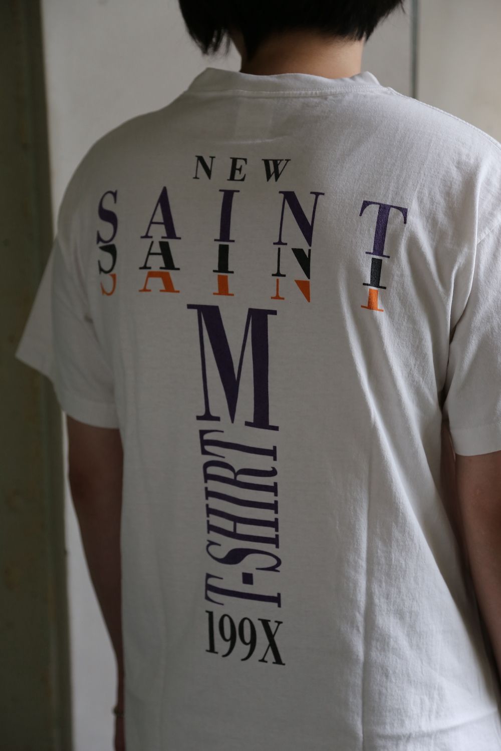 ©︎SAINT M×××××× T-SHIRT 2021sm (SM-A21-0000-009)WHITE style.2021.7.9