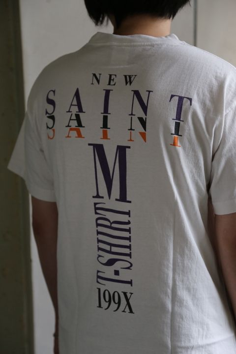 ©︎SAINT M×××××× T-SHIRT 2021sm (SM-A21-0000-009)WHITE style.2021.7.9