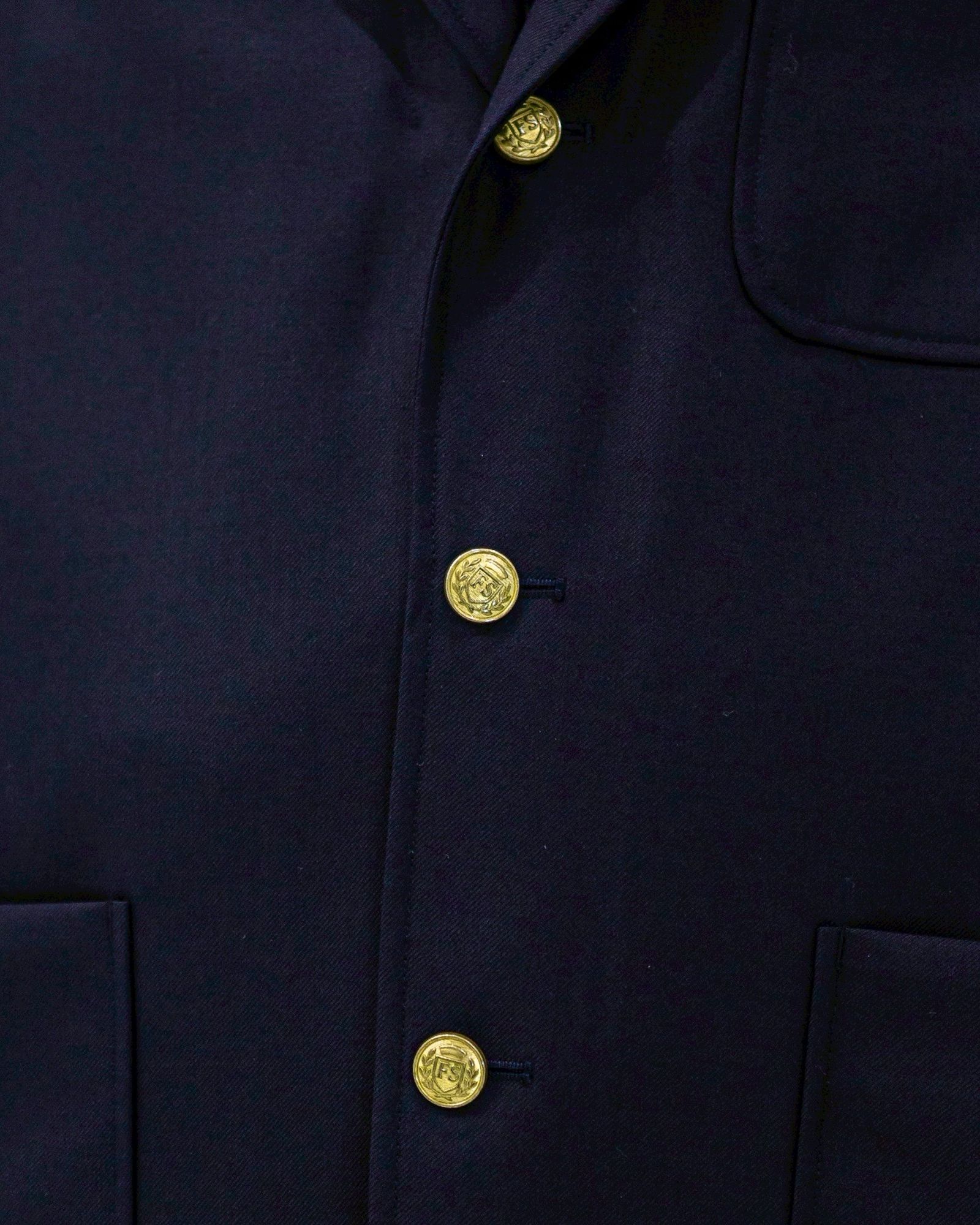 フレッシュサービス WOOL SERGE COLLEGE BLAZER (FSC261-10212)NAVY★2月14日(土)発売