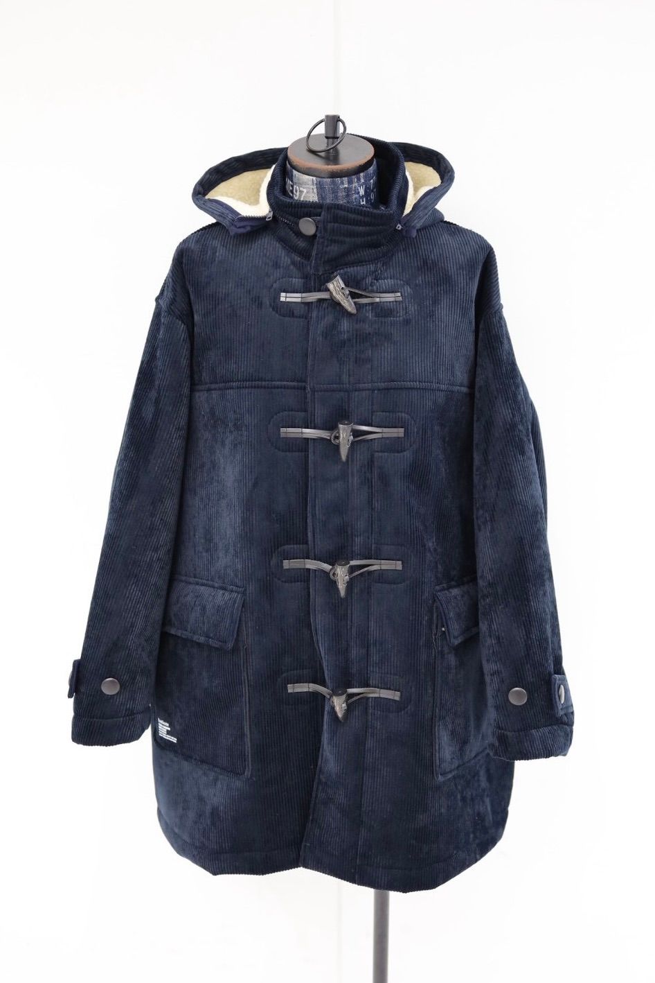 フレッシュサービス SHERPA CORDUROY DUFFLE COAT(FSC254-10064)NAVY☆11月22日(土)発売！