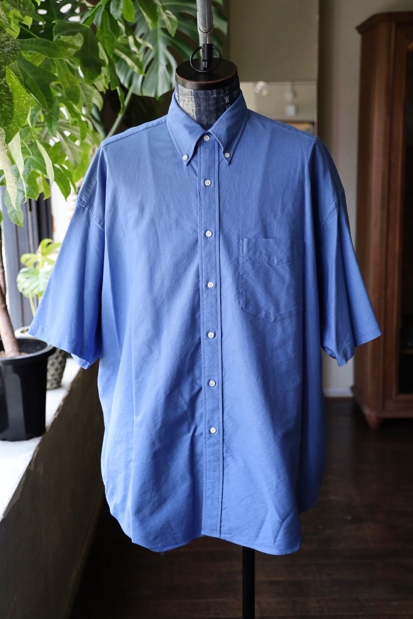 Graphpaper - グラフペーパー Oxford S/S Oversized B.D Shirt