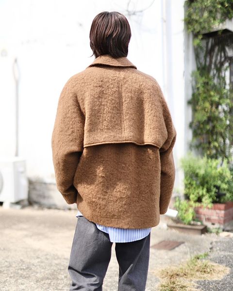 blurhms ブラームス 23FW Wool Shaggy Cruiser Jacketスタイル