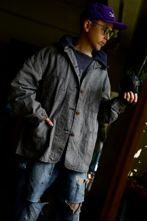©SAINT M×××××× ベルベルジンコラボ STRIPE BB_DENIM JKTスタイル(SIZE:M)
