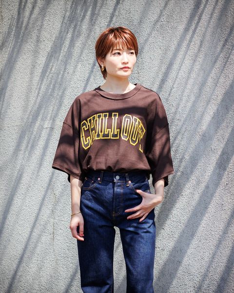 is-ness music 25SS 新作CHILL OUT T-SHIRT style.2025.4.28