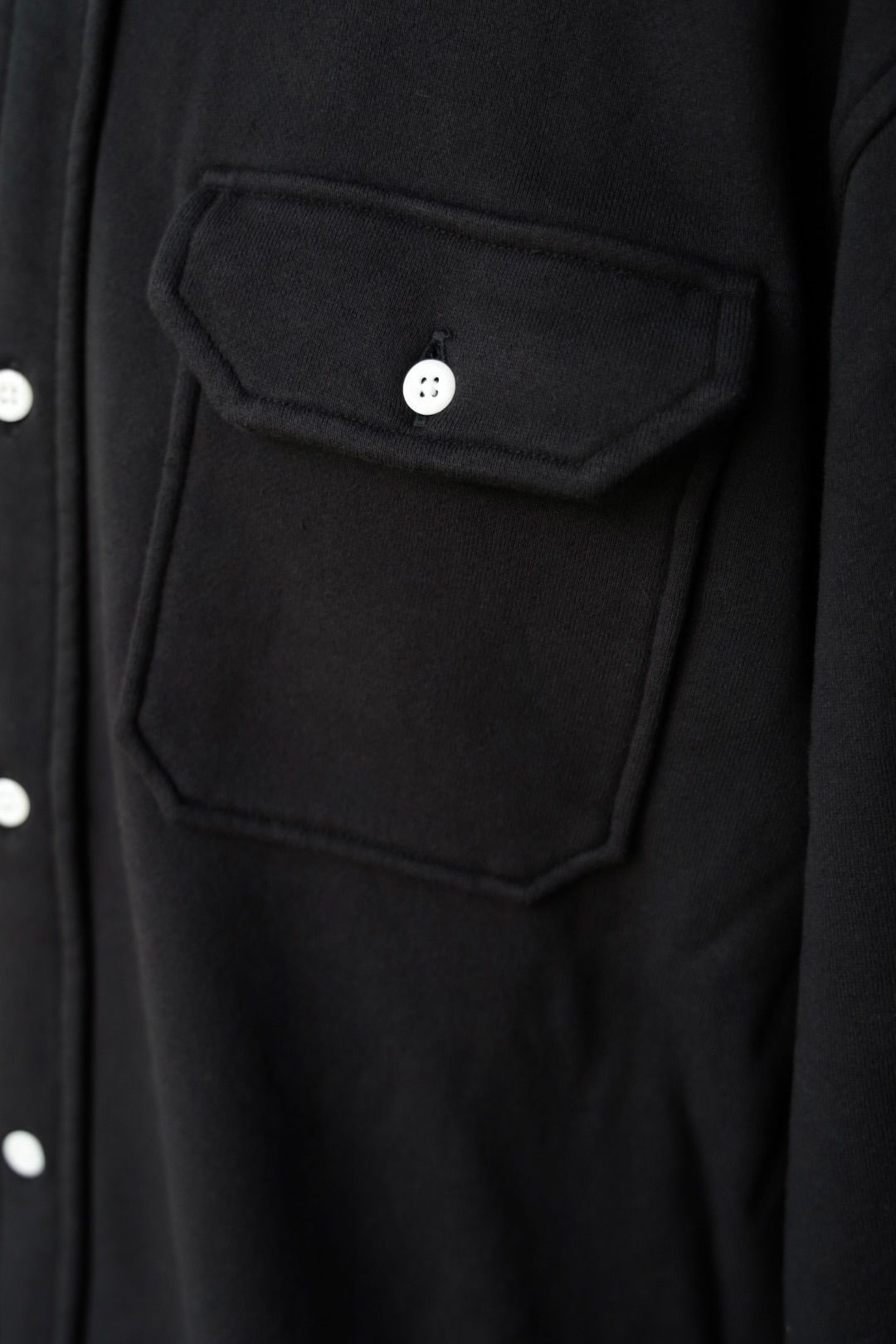 ファウンダ 25AW SWEAT WORK SHIRT(015FD252011)BLACK⭐︎9月13日(土)新作発売！