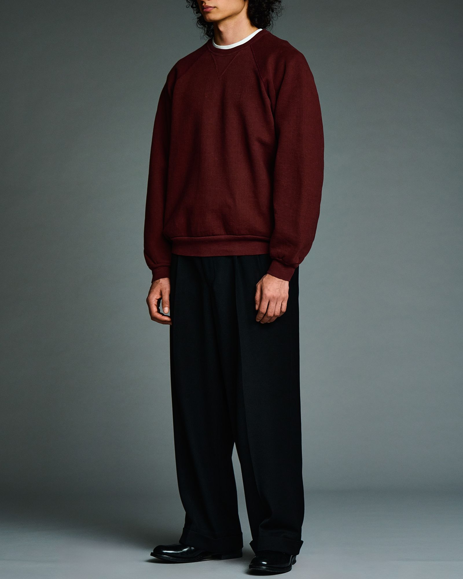 アプレッセ 2026 STYLE2 Vintage Double V Sweatshirt(26AAP-05-16)BURGUNDY☆9月5日(土)発売！