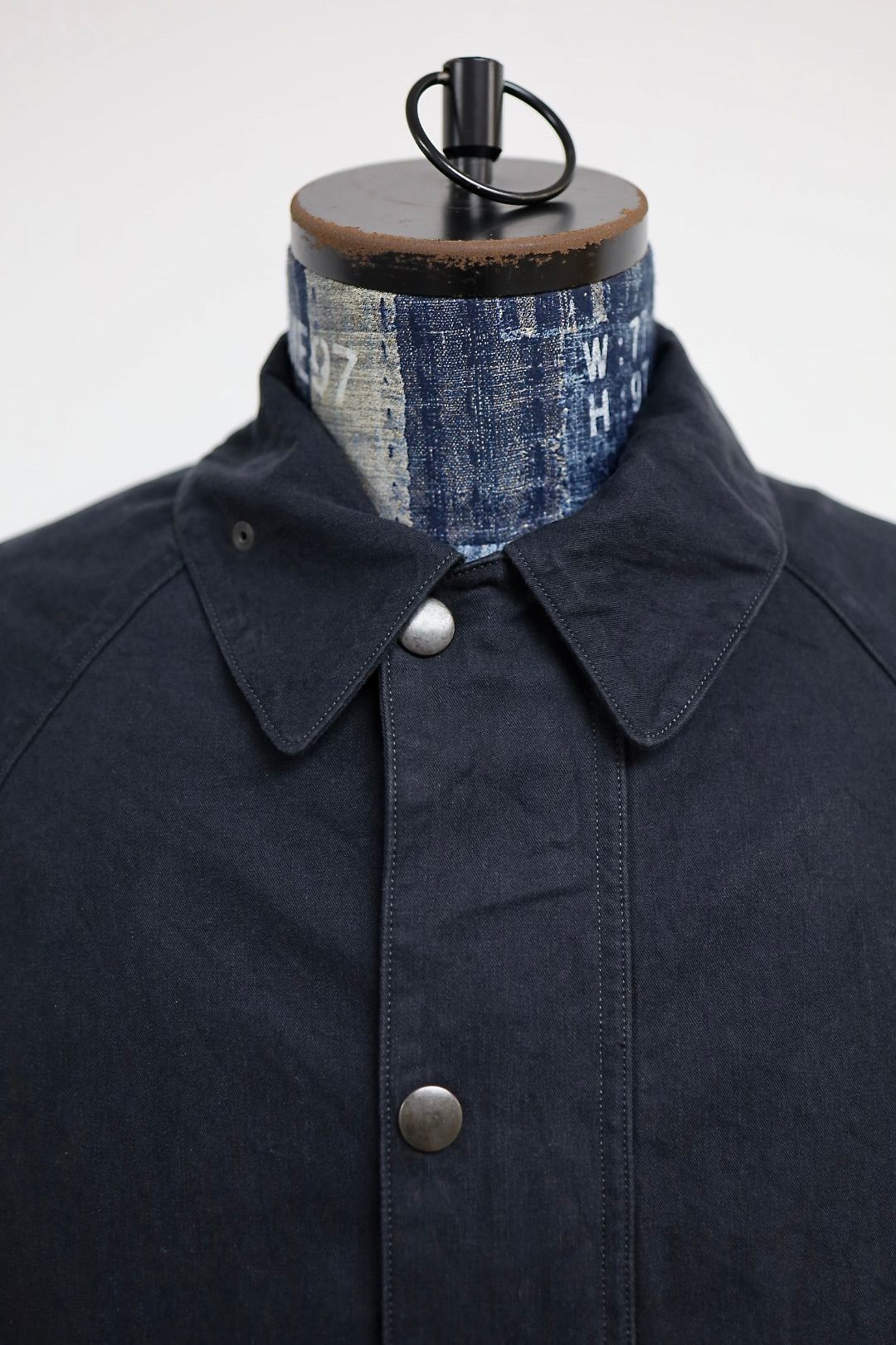 blurhms ブラームス 26SS Hard Twist Gabardine Riding Jacket(BHS26S017)BlackNavy☆12月26日(金)新作発売！