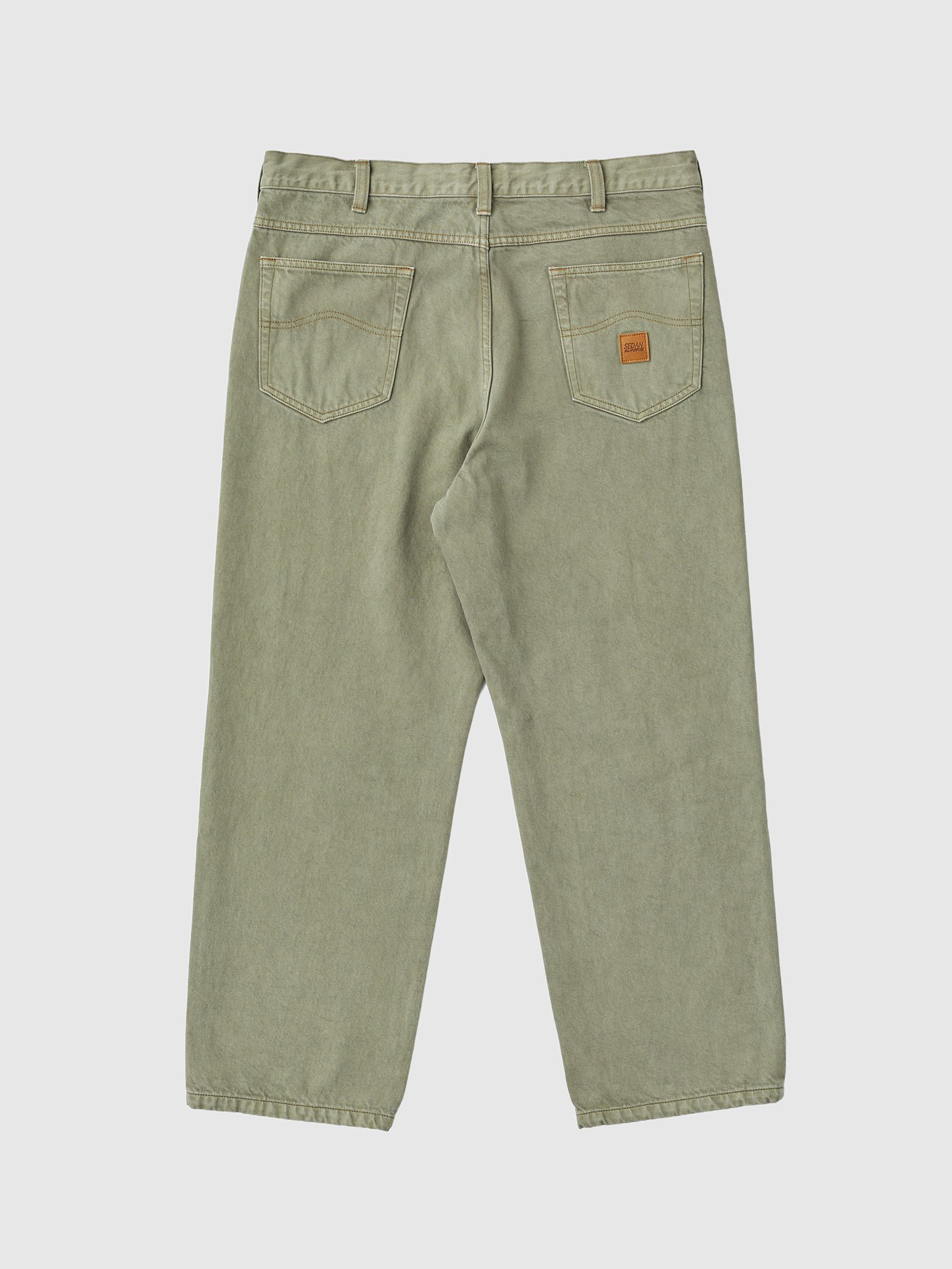 セダンオールパーパス SS24 Overdyed Work Jeans (SD24S-PT04)Silver Sage