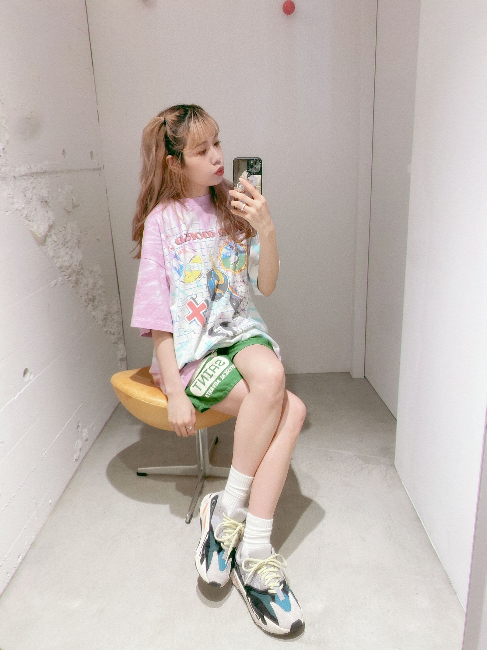 セントマイケル 新作DOOR WRLD LM_SS TEE  style.2024.4.5