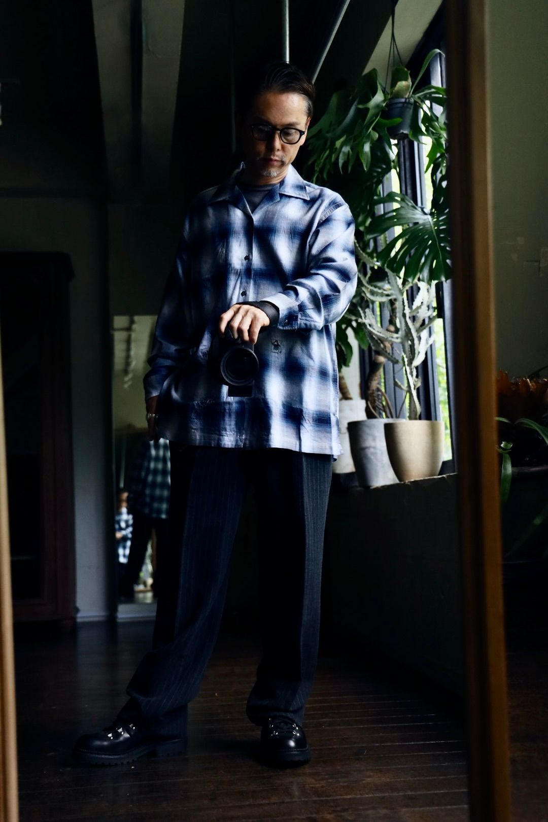 BOW WOW RAYON CHECK SHIRTS REPAIREDスタイル | 5332 | mark BOW WOW RAYON CHECK SHIRTS REPAIREDスタイル | 5332 | mark