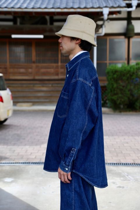 Graphpaper 2021春夏コレクション Denime Regular Collar Shirt & Denime Five Pocket Pants style.2020.12.20.