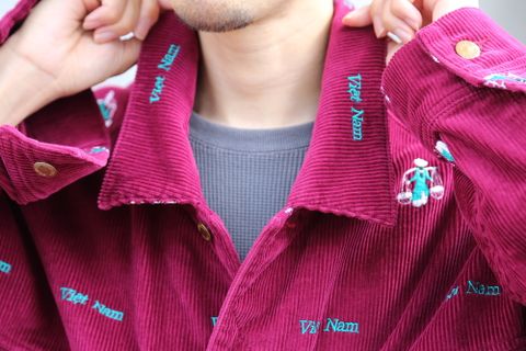 doublet VETNAM EMBROIDERY COURDUROY セットアップ"PINK"Style.2020.9.14.