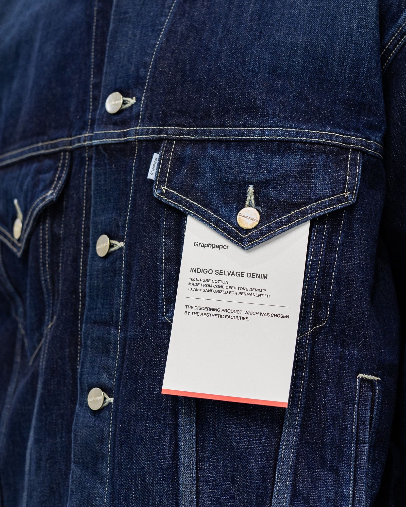 Graphpaper Selvage Denim Trucker Jacket☆ 1月24日(土)新作発売！