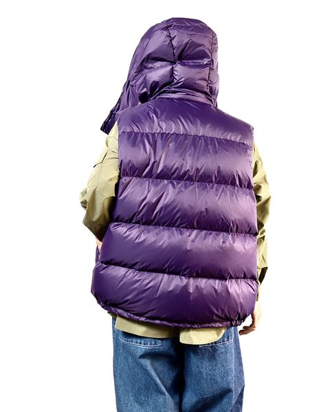 FreshService CORPORATE DOWN VEST"PURPLE"スタイル