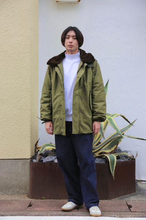 eYe JUNYA WATANABE COMME des GARCONS MAN 綿バックサテンミリタリーブルゾン(WF-J905-100)"KHAKI"style.2020.10.3.
