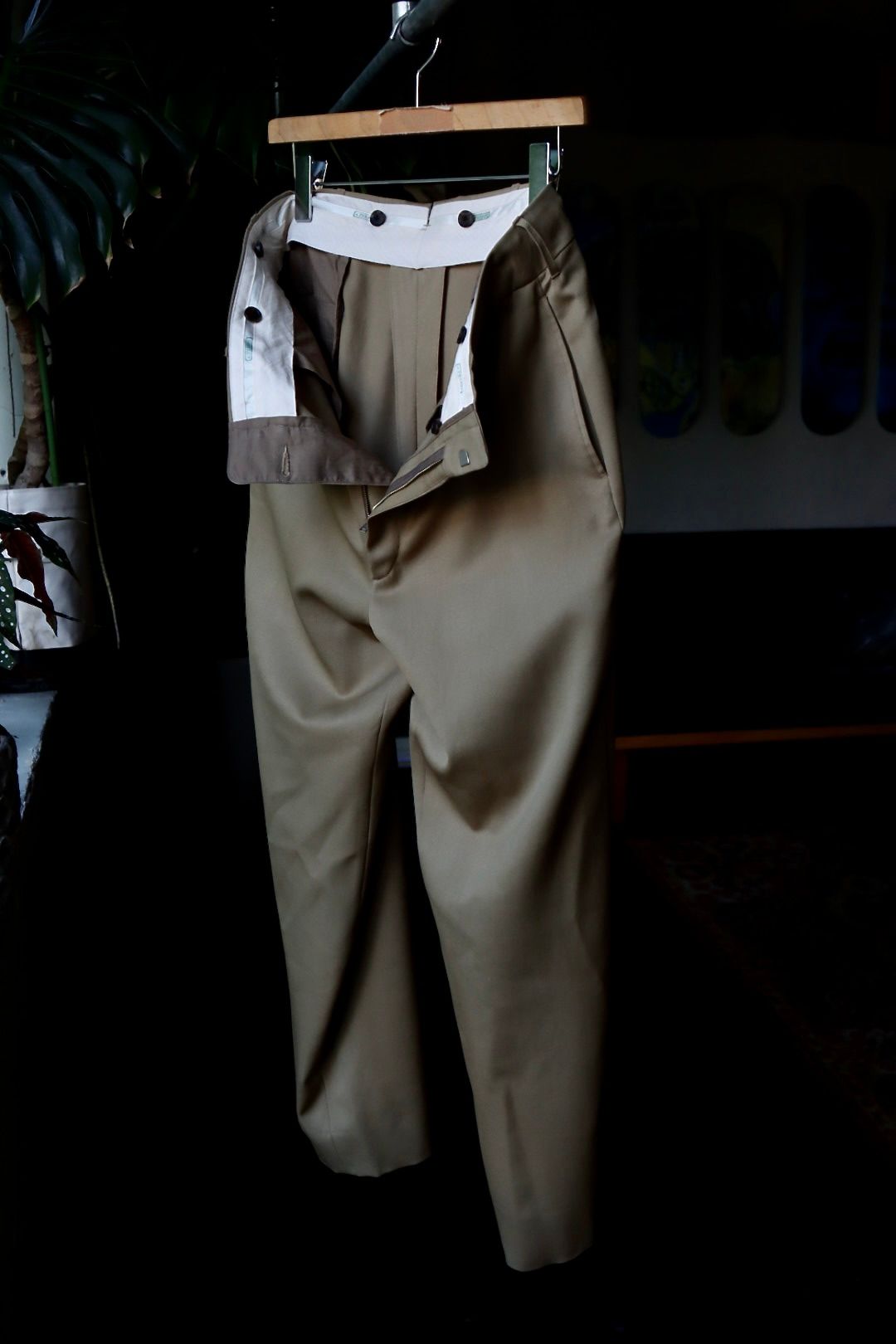 アプレッセ23AW パンツ Vintage Wool Trousers (23AAP-04-23H)BEIGE