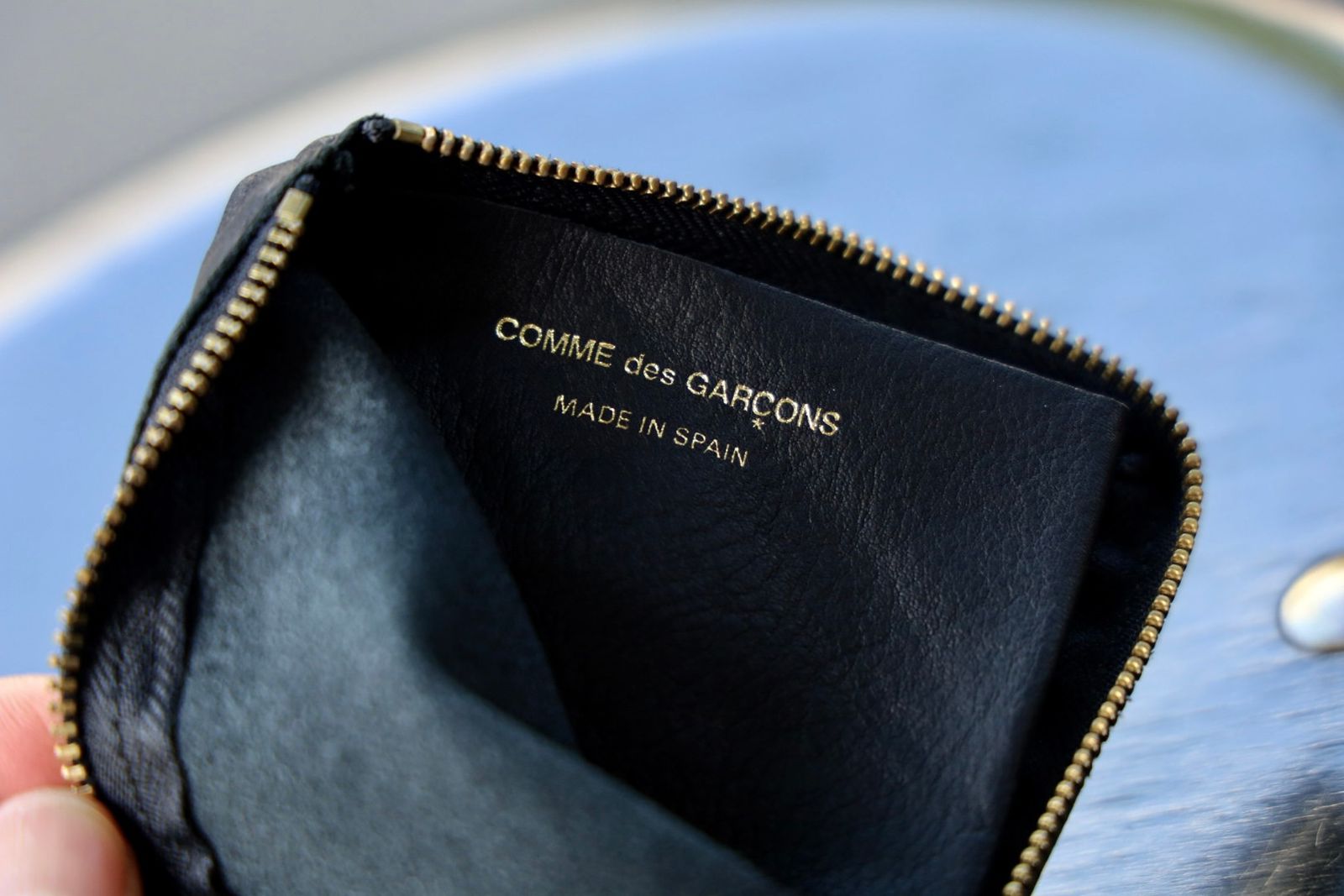 コムデギャルソン 財布WASHED WALLET(SA3100WW)BLACK☆7月10日発売！