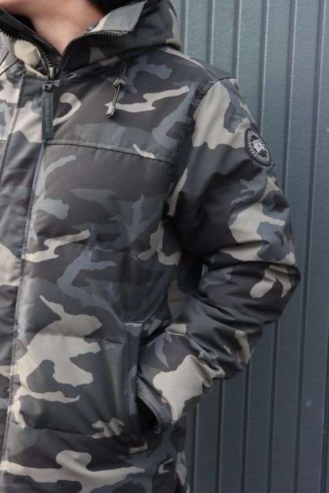 CANADA GOOSE MACMILLAN PARKA BLACK LABEL PRINT style.2022.12.3