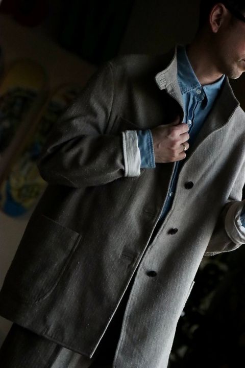 A.PRESSE 23SS Hunting Jacket & Herringbone Trousersスタイル.2023.3.5.