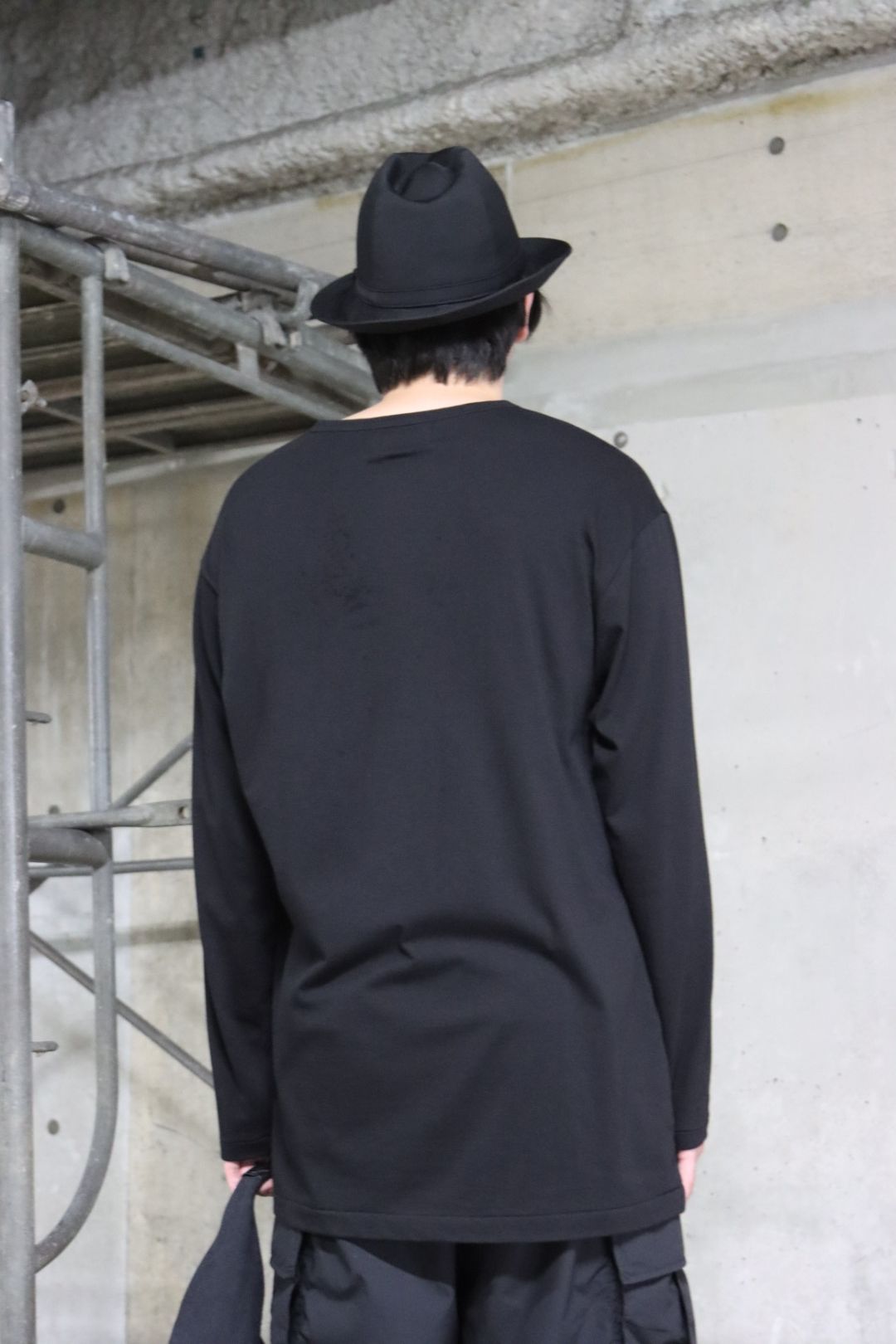 yohji yamamoto PRINT SWITCHING LONG SLEEVE style.2022.7.31