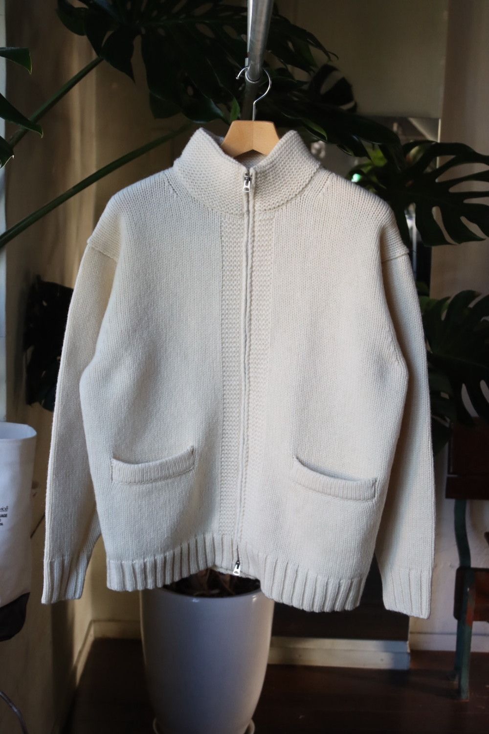 ETS.MATERIAUX / マテリオ22AW Cowchan Sweater