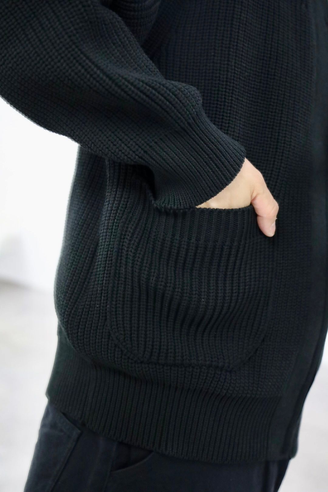 COMME des GARCONS HOMME 26SS 綿エステル片畦カーディガンスタイル2026.3.13.