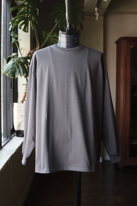 グラフペーパー Heavy Weight L/S Oversized Tee( GRAY)☆10月25日(土)発売！