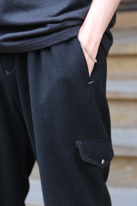 yohji yamamoto Y-ホック付きPフラノ PANTS(HX-P32-118) style.2021.7.11