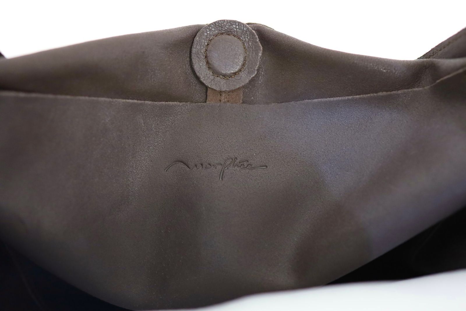 Morphee / モルフェトートバッグ MESSENGER OIL SUEDE(MSG-ODC)DARK CHOCO☆新作入荷！