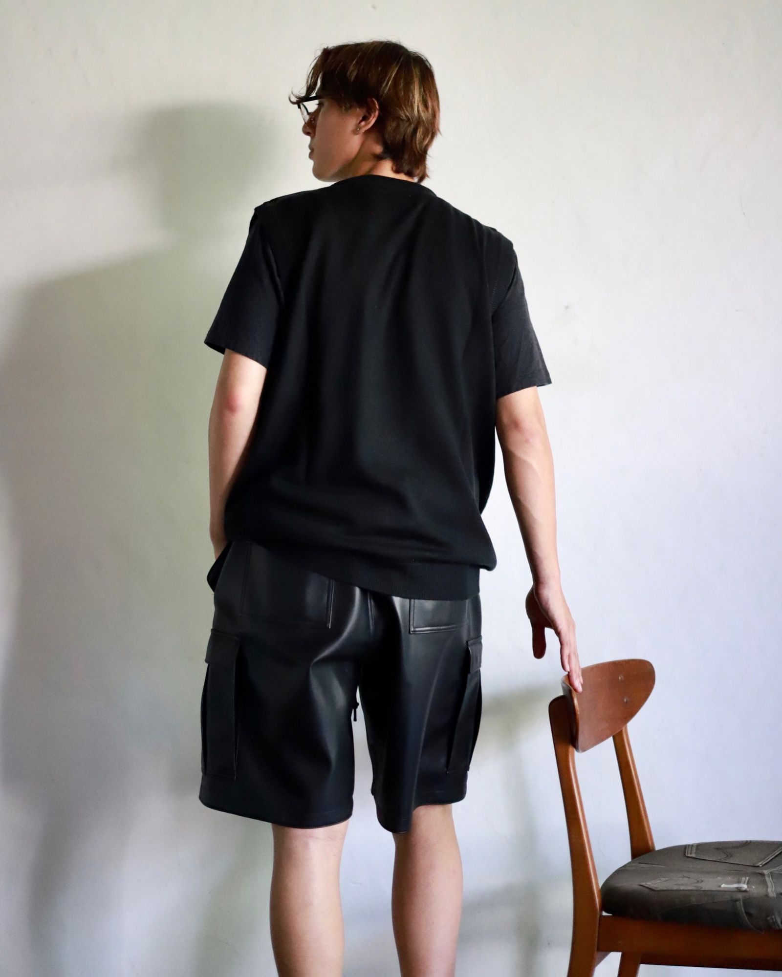 SEDAN ALL-PURPOSE 23FW TECH LOGO KNIT VESTスタイル