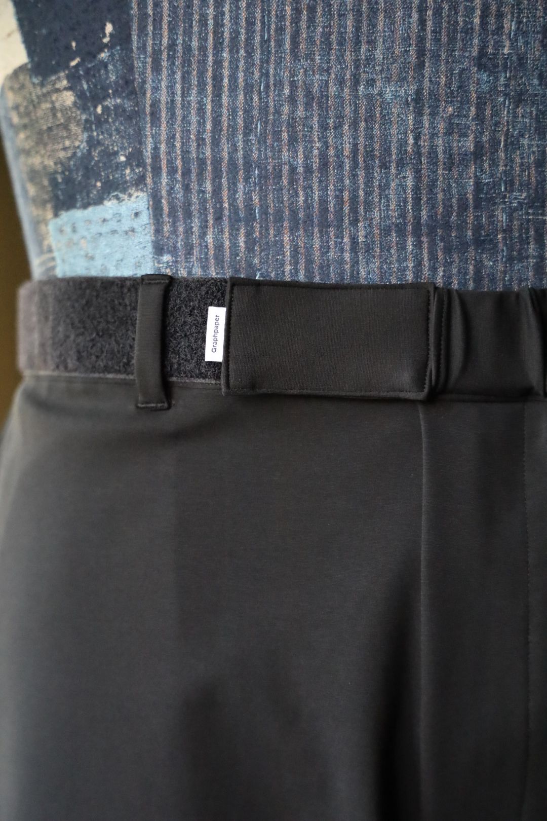グラフペーパー25AW Compact Ponte Chef Pants (GM253-40040B)BLACK