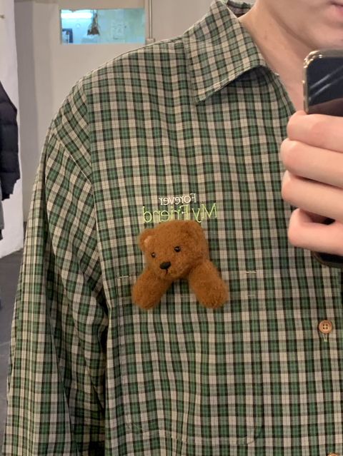 CHECK SHIRT WITH MY FRIEND(21SS15SH91) style.2021.1.16.