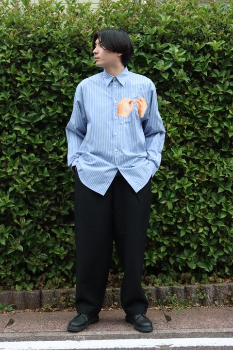 doublet “HAND-EMBROIDERY” PHOTO STITCH SHIRT style.2022.7.24