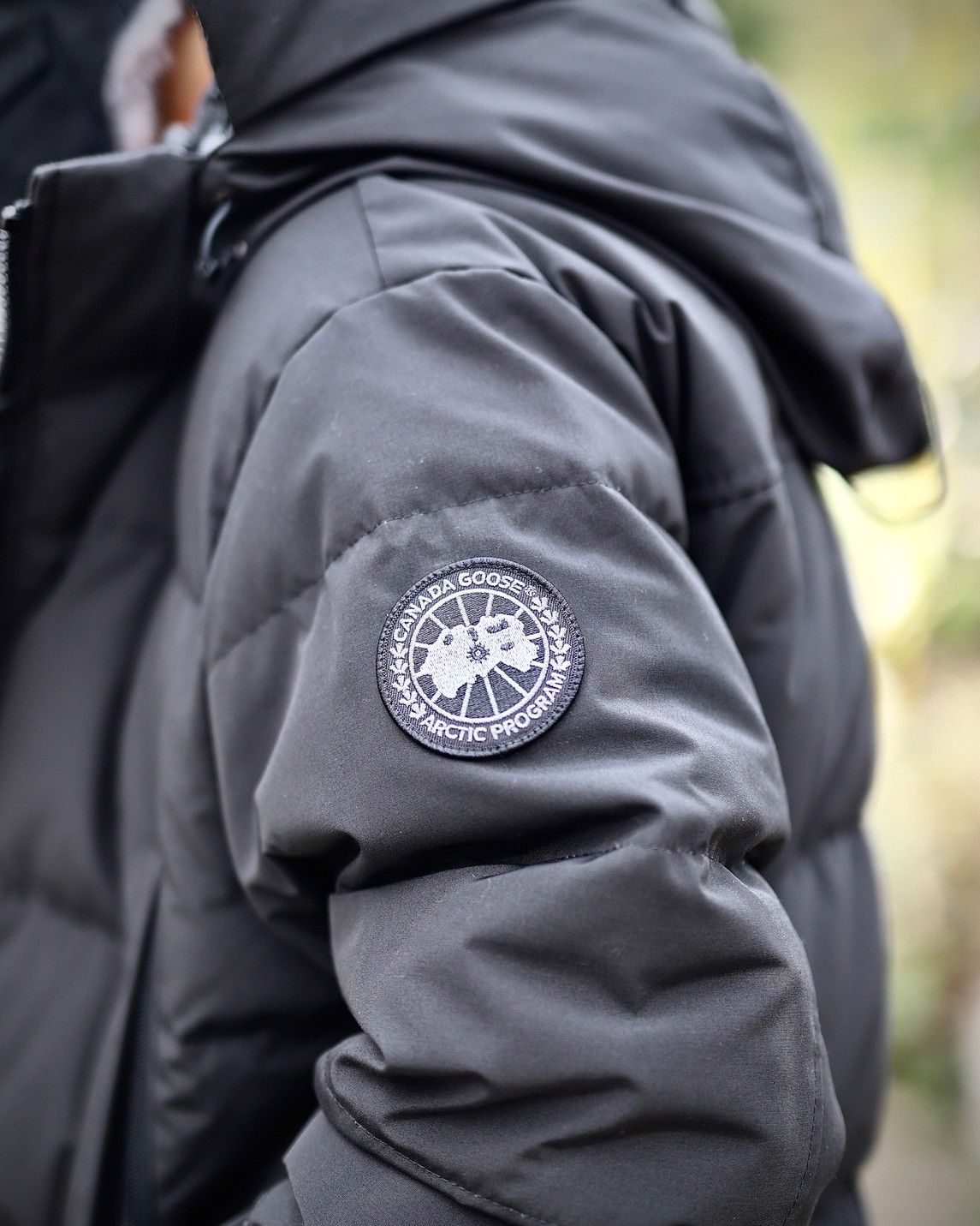 CANADA GOOSE カナダグース23AW Wyndham Parka Black Labelスタイル