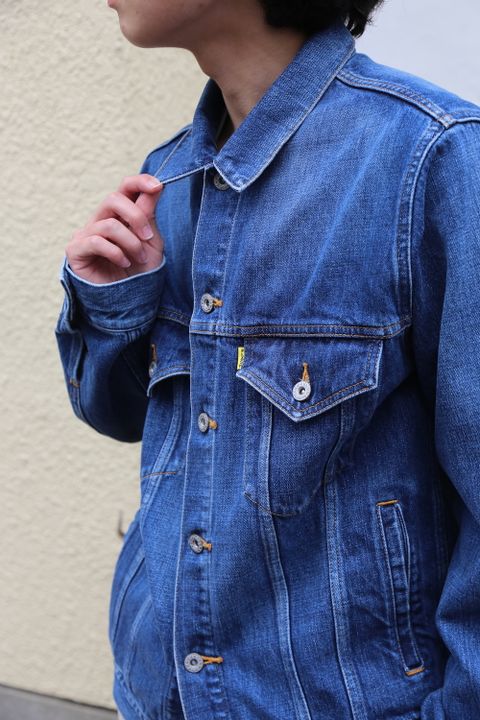 doublet MEMORIAL POLAROID DENIM JACKET(21SS06BL115) style. 2021.04.28.