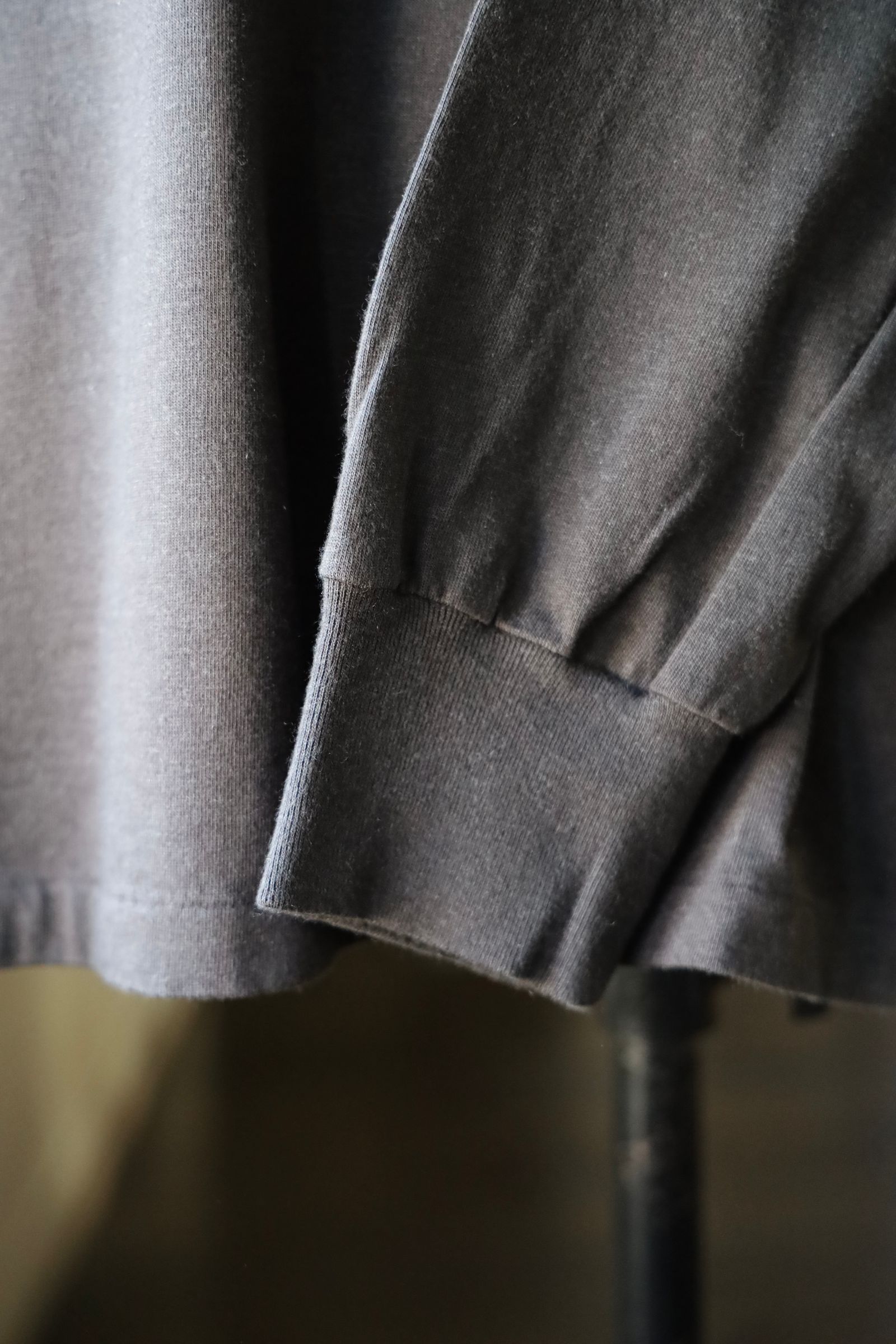 アプレッセ 25SS Cashmere Blend L/S T-Shirt(25SAP-05-01K)CHARCOAL☆3月8日(土)発売！