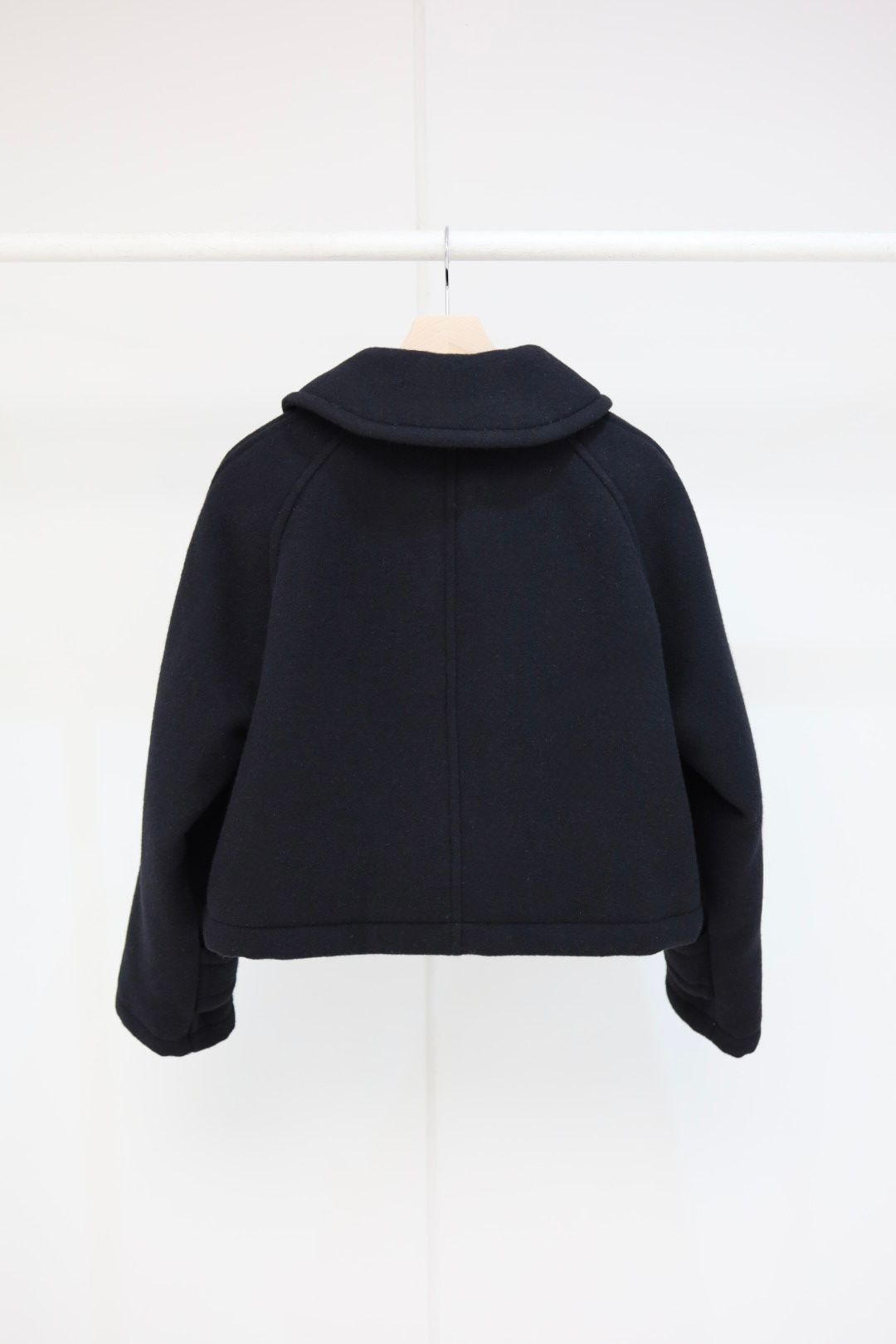 tao 26FW ウールエステルフラノ先染ジャケット(TR-J007-051-1)BLACK☆10月16日(金)発売！