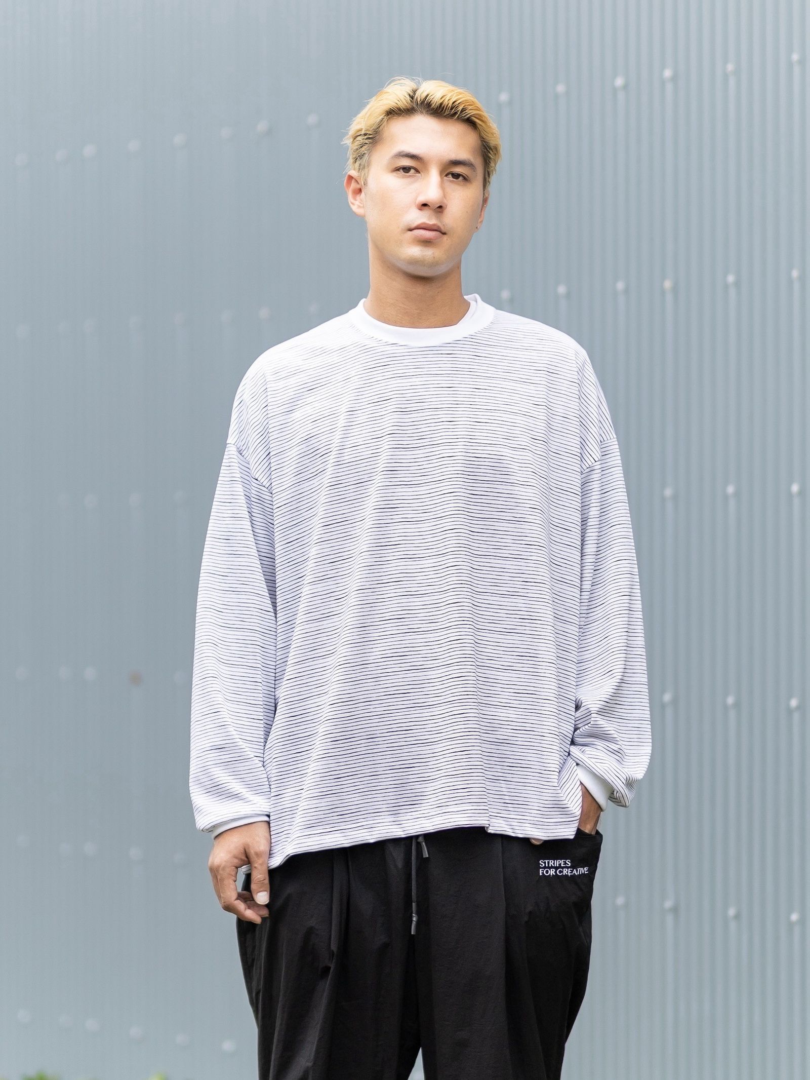 ストライプフォークリエイティブ　ボーダー　半袖　Ｔシャツ　XXL　ホワイト Stripes For Creative (S.F.C) - ストライプ フォー クリエイティブ