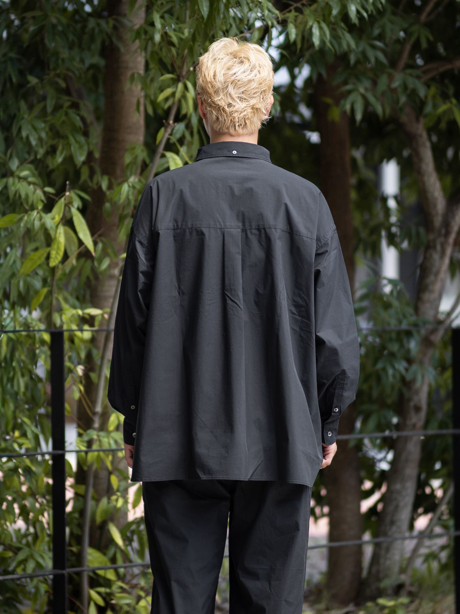 FreshService SOLOTEX® TYPEWRITER UTILITY L/S B.D SHIRT(BLACK) MARKスタイル