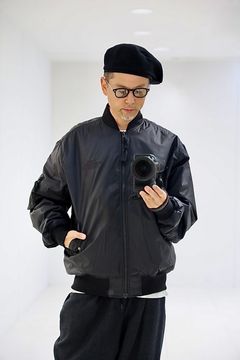 アイジュンヤワタナベマン THE NORTH FACE コラボレーションボンバージャケット(WR-J902-100)BLACK☆8月14日(金)発売！