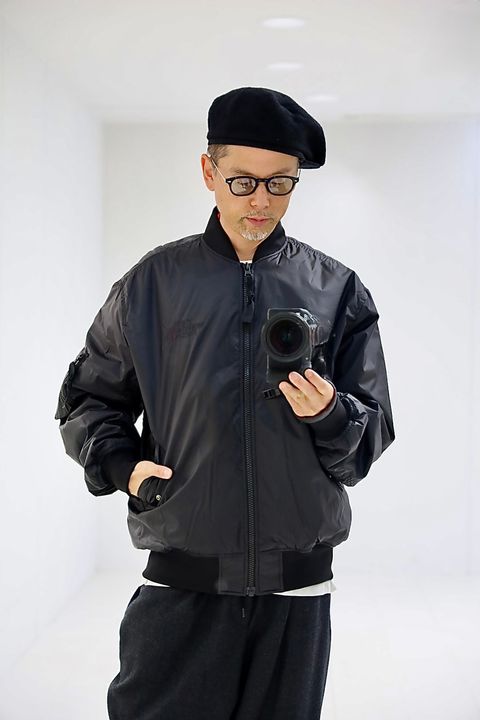 アイジュンヤワタナベマン THE NORTH FACE コラボレーションボンバージャケット(WR-J902-100)BLACK☆8月14日(金)発売！
