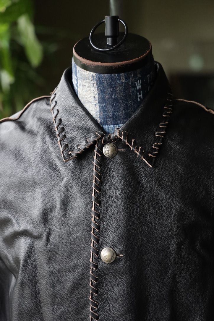 BOW WOW 25FWバウワウ BRAIDED LEATHER COVERALL(BW252-BLC) BLACK★9月20日(土)発売！