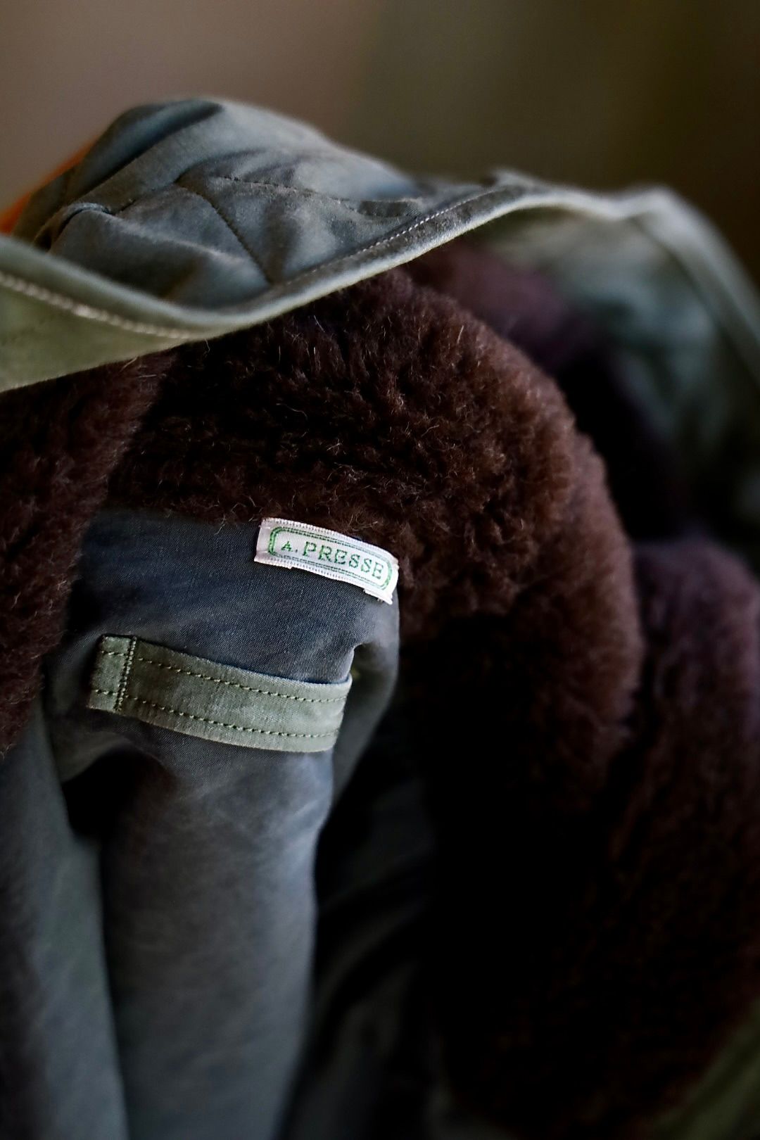 アプレッセ 2026 STYLE2 Vintage Silk Custom N-3B Flight Jacket(26AAP-01-35)SAGE☆10月3日(土)新作発売！