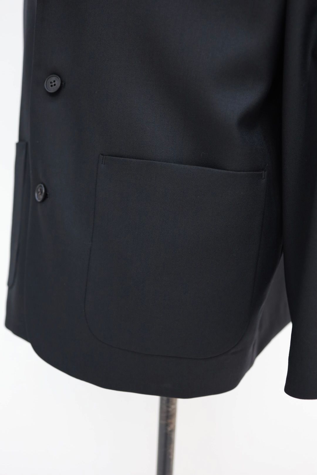 コムデギャルソンオム26SS ウールギャバジャケット(HQ-J009-051)BLACK☆2月6日(金)発売！