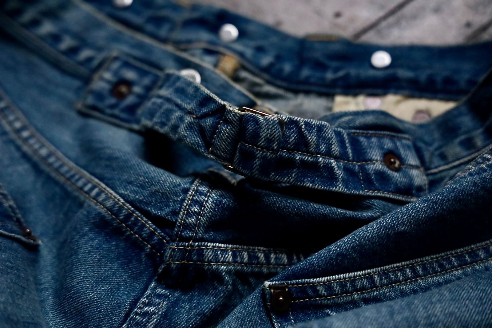 No.2 Washed Denim Pants(AP-4008)INDIGO