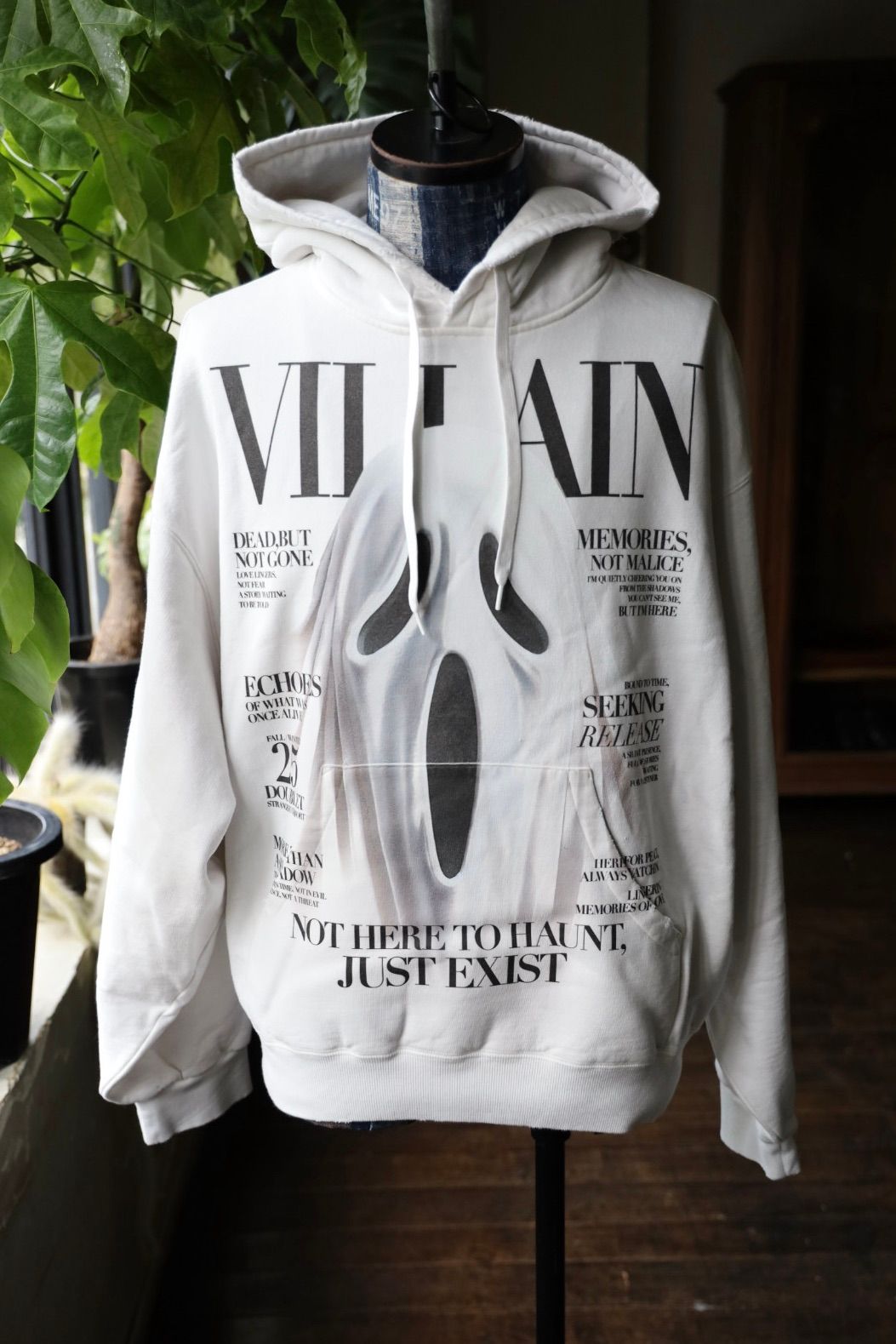 doublet 25AW VILLAIN COVER PRINT HOODIE (25AW47CS410)WHITE